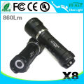 Multi-function wide angle 120 degree scuba diving led flashlight